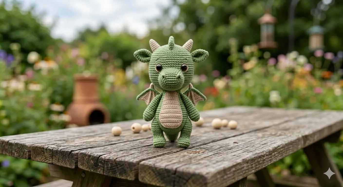 Little Hearth Dragon Crochet Pattern – Amigurumi Plush Toy PDF (Digital Download) - image 4