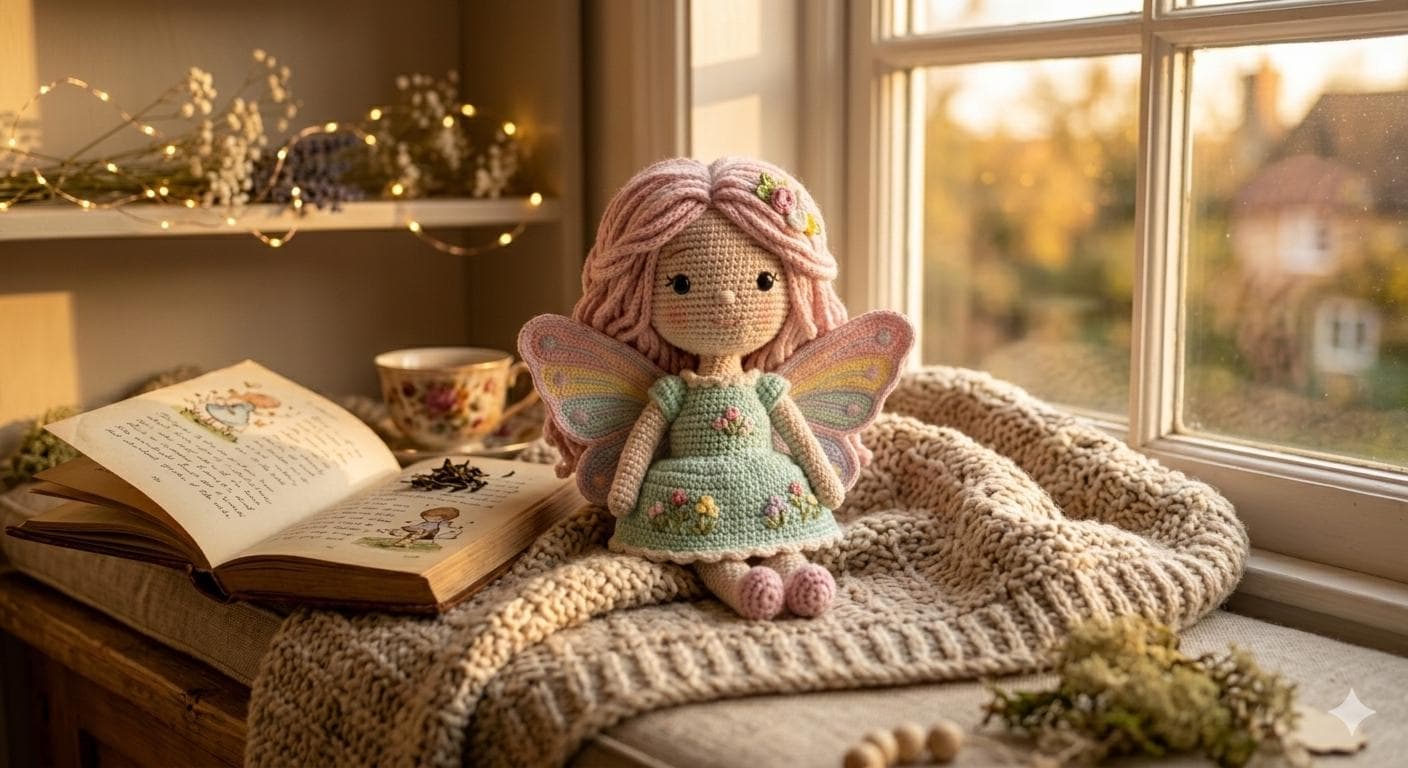 Whispering Meadow Fairy Amigurumi Crochet Pattern (PDF) • Woodland Sitting Doll Instructions - image 2