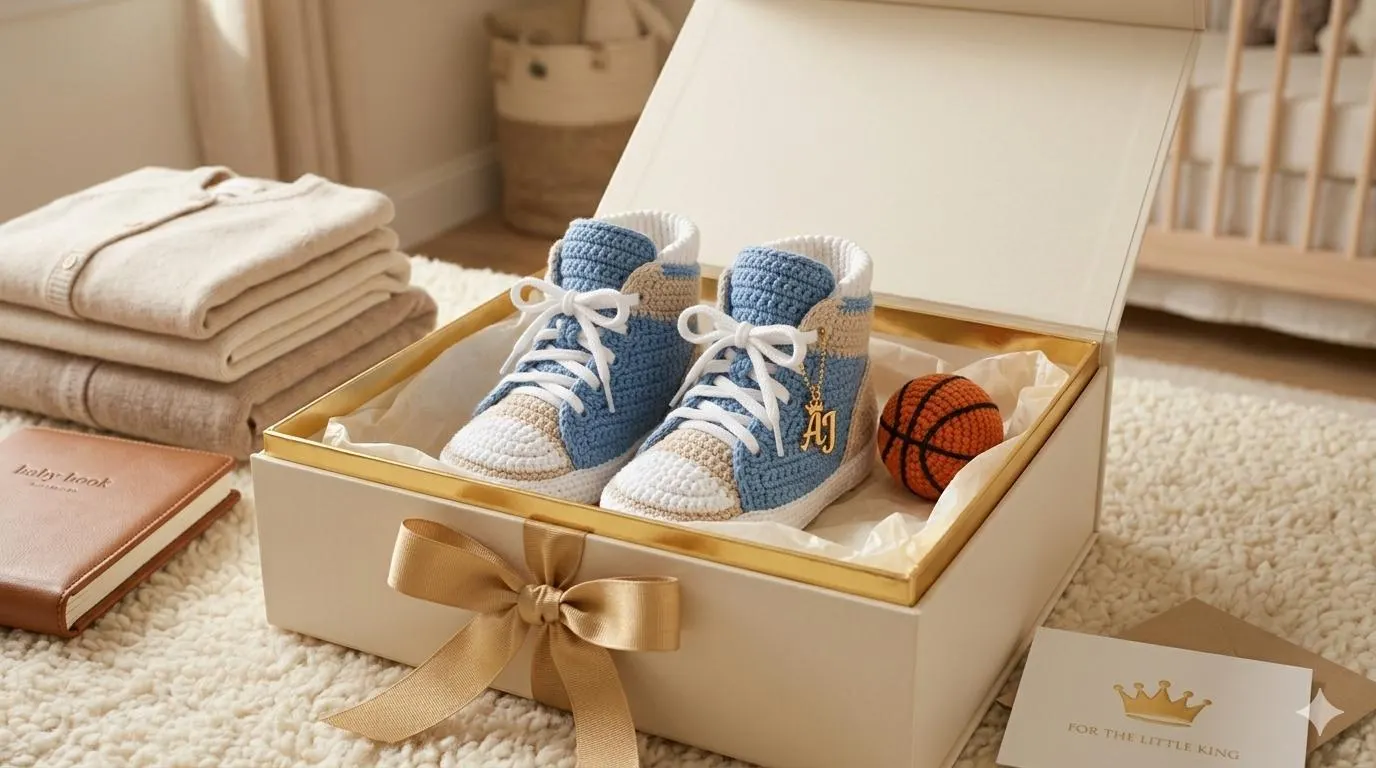 Crochet Baby Sneakers Pattern | High Top Newborn Booties (PDF Pattern) - image 3