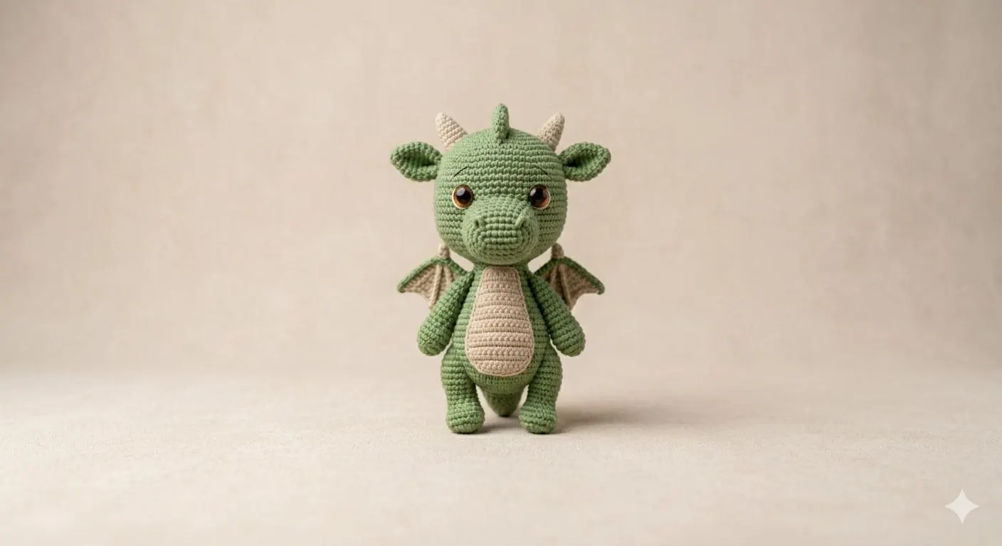 Little Hearth Dragon Crochet Pattern – Amigurumi Plush Toy PDF (Digital Download) - image 3