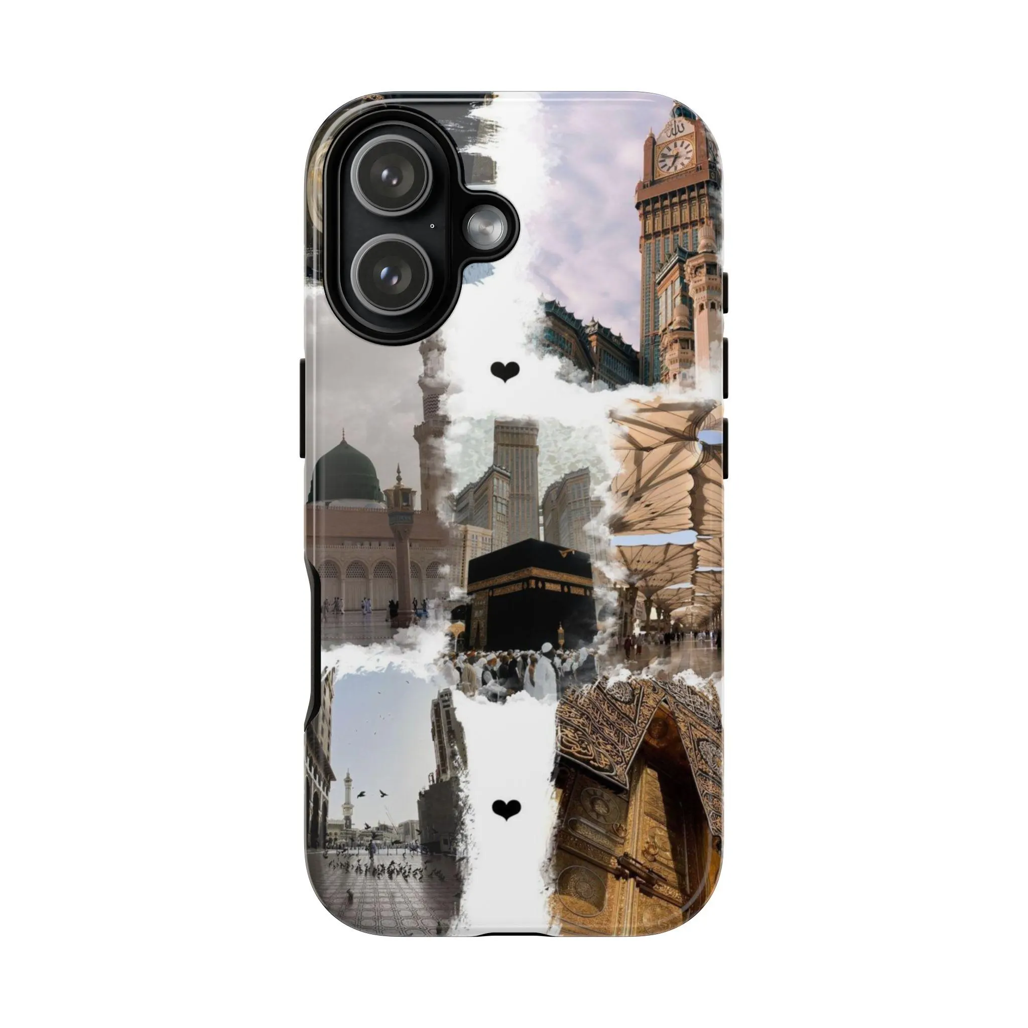 Mecca Madina Dreamy Collage Phone Case | Islamic Aesthetic Tough Case for iPhone & Samsung | Hajj Umrah Muslim Gift | Holy Cities - image 3