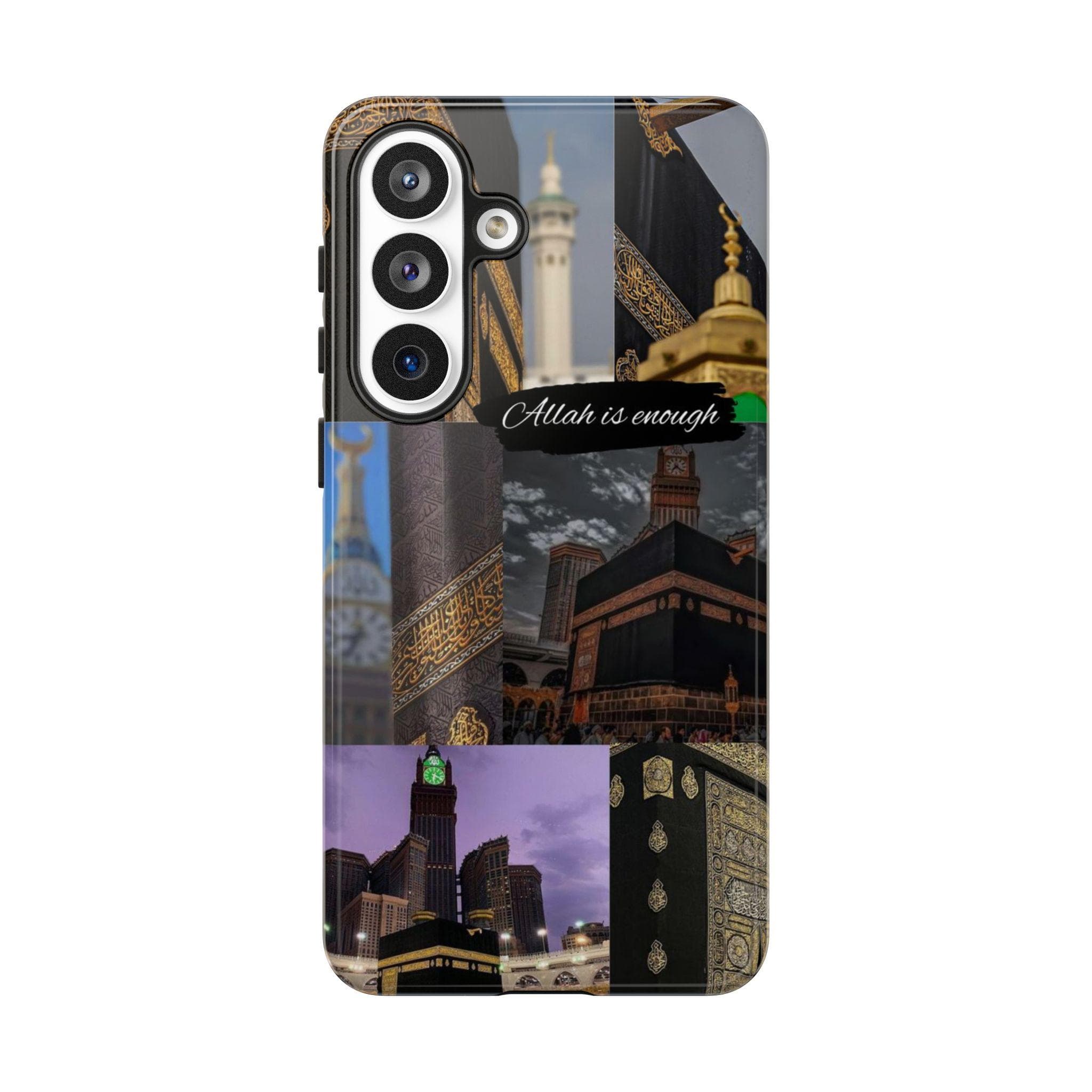 Allah Is Enough Kaaba Photo Collage Tough Phone Case | Mecca Clock Tower Islamic iPhone Samsung | Muslim Gift - image 5
