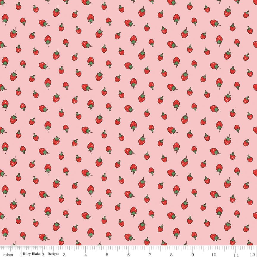 Strawberries Pink from Serendipity 2 Collection by Minki Kim for Riley Blake Designs - image 3