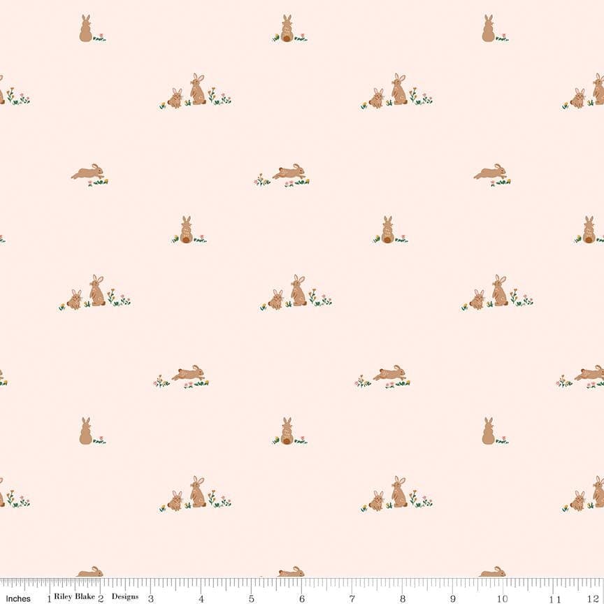 Flopsy Fields Blush from Sweet Cotton Tales Collection by Cayla Naylor for Riley Blake Designs - image 3
