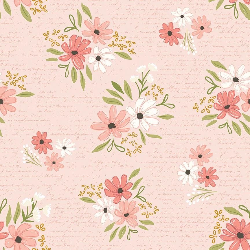 Pressed Blooms Ballerina from Between the Pages Collection by Cotton & Joy for Riley Blake Designs