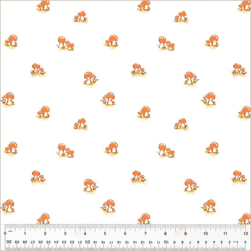 Mushrooms White from Studio Edit Collection by Heather Ross for Windham Fabrics - image 3