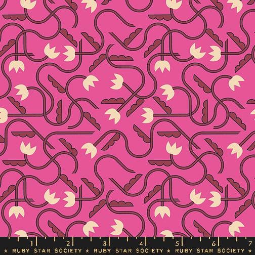 That One Flower Raspberry from Woodland Park Collection by Rashida Coleman-Hale for Ruby Star Society - image 3