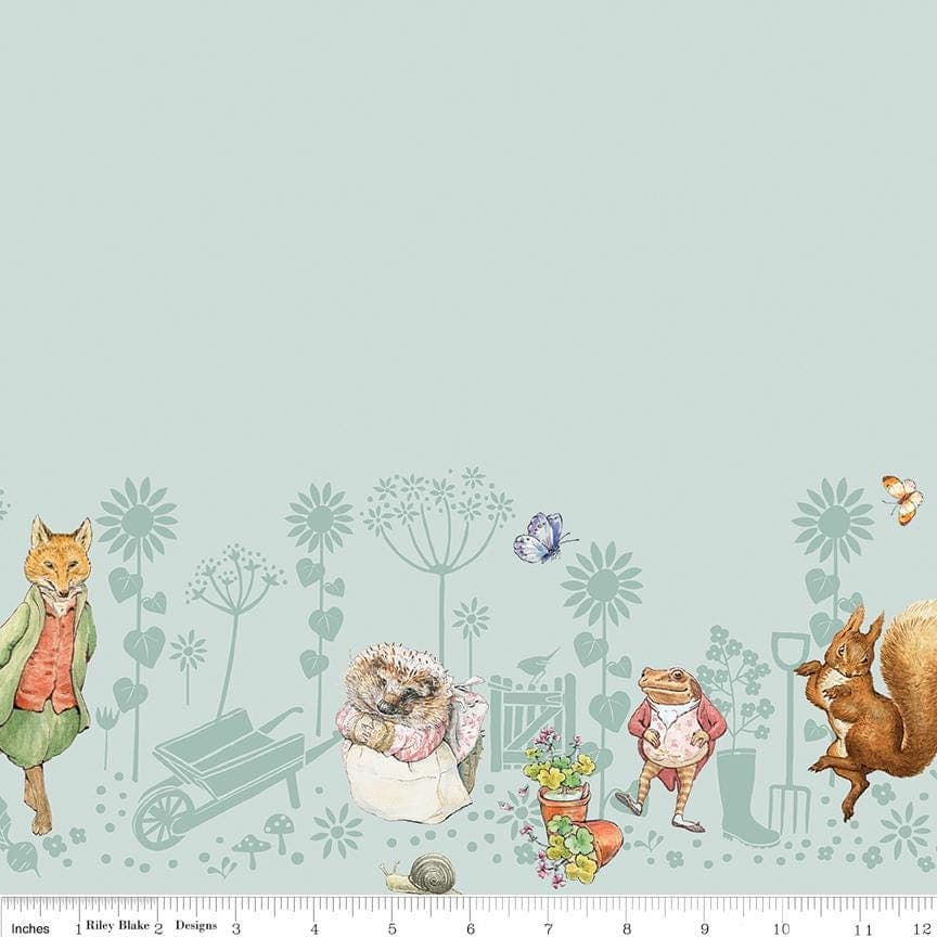 Border Print Blue from Peter Rabbit & Friends for Riley Blake Designs - image 3