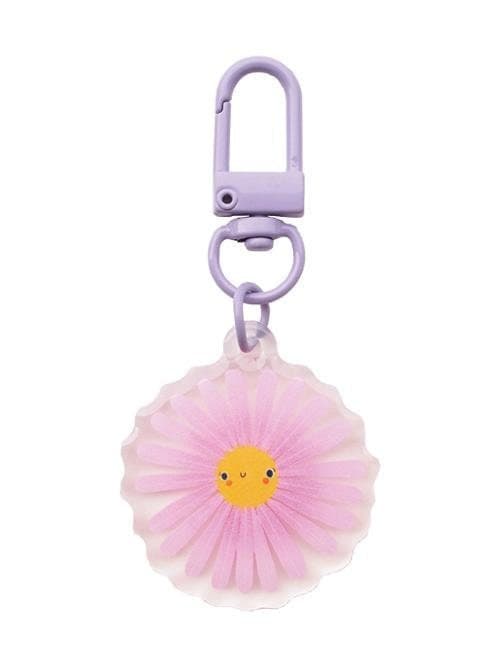 Purple Aster Glitter Charm by Lizzy House