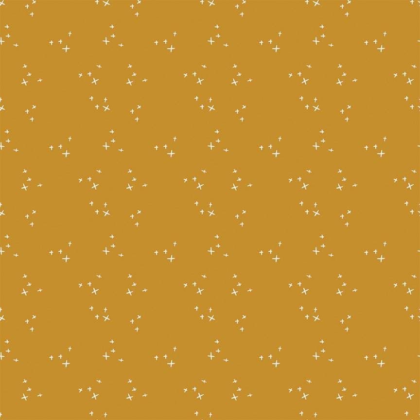 Cross Sparkles Butterscotch from Blush 'n Butterscotch Collection by Simple Simon & Co for Riley Blake Designs