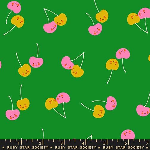 Cherry Friends Deep Verdant from Trinketry Collection by Melody Miller for Ruby Star Society - image 3