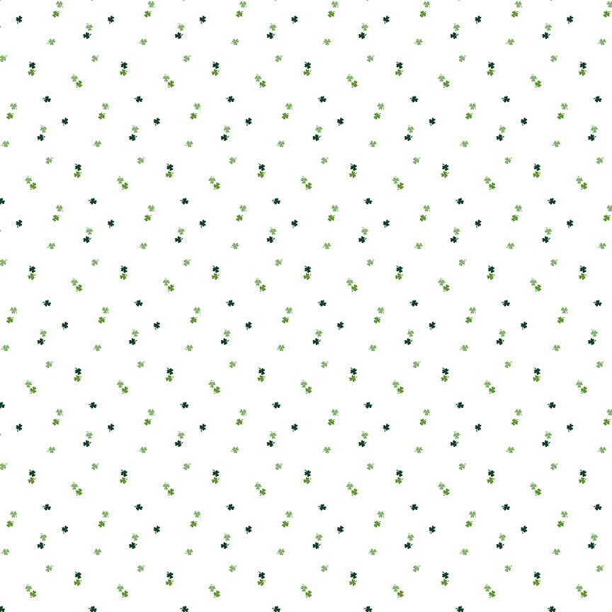 Clovers White from Seasonal Basic by Christopher Thompson for Riley Blake Designs