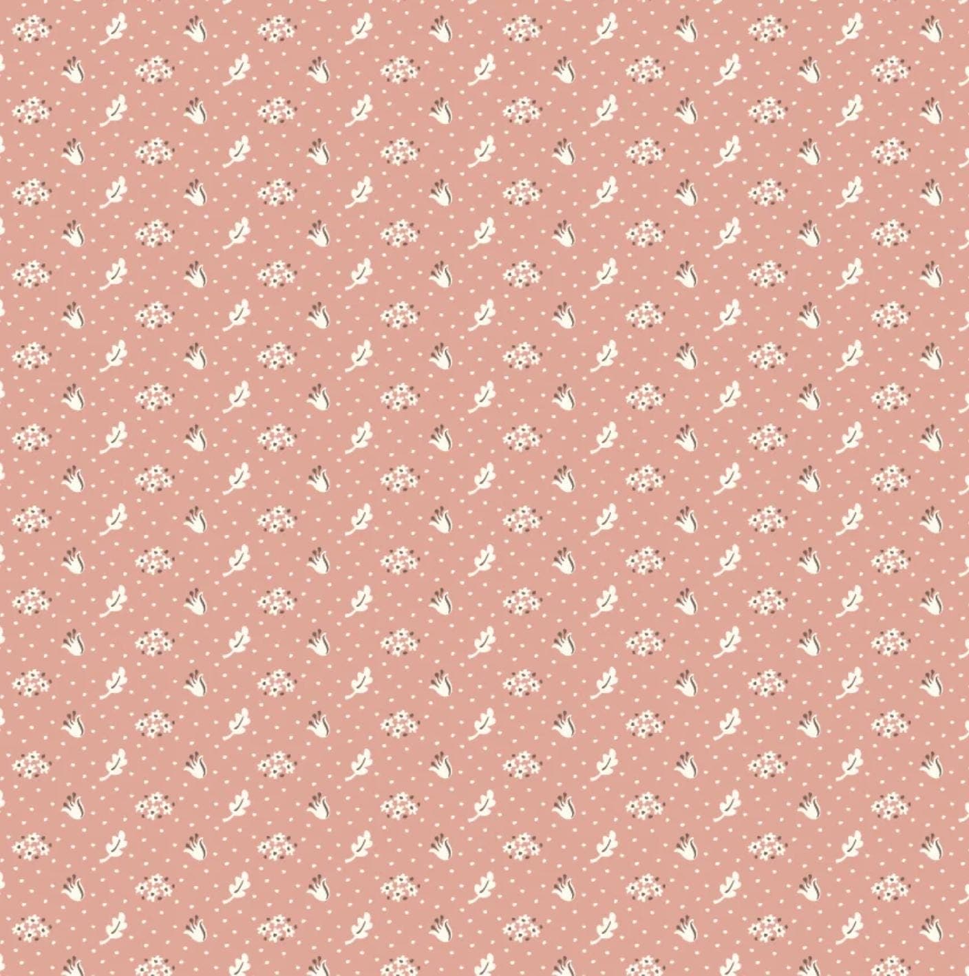 Vintage Apron Coral from Wildwood Dwellings Collection by Sheri McCulley for Poppie Cotton