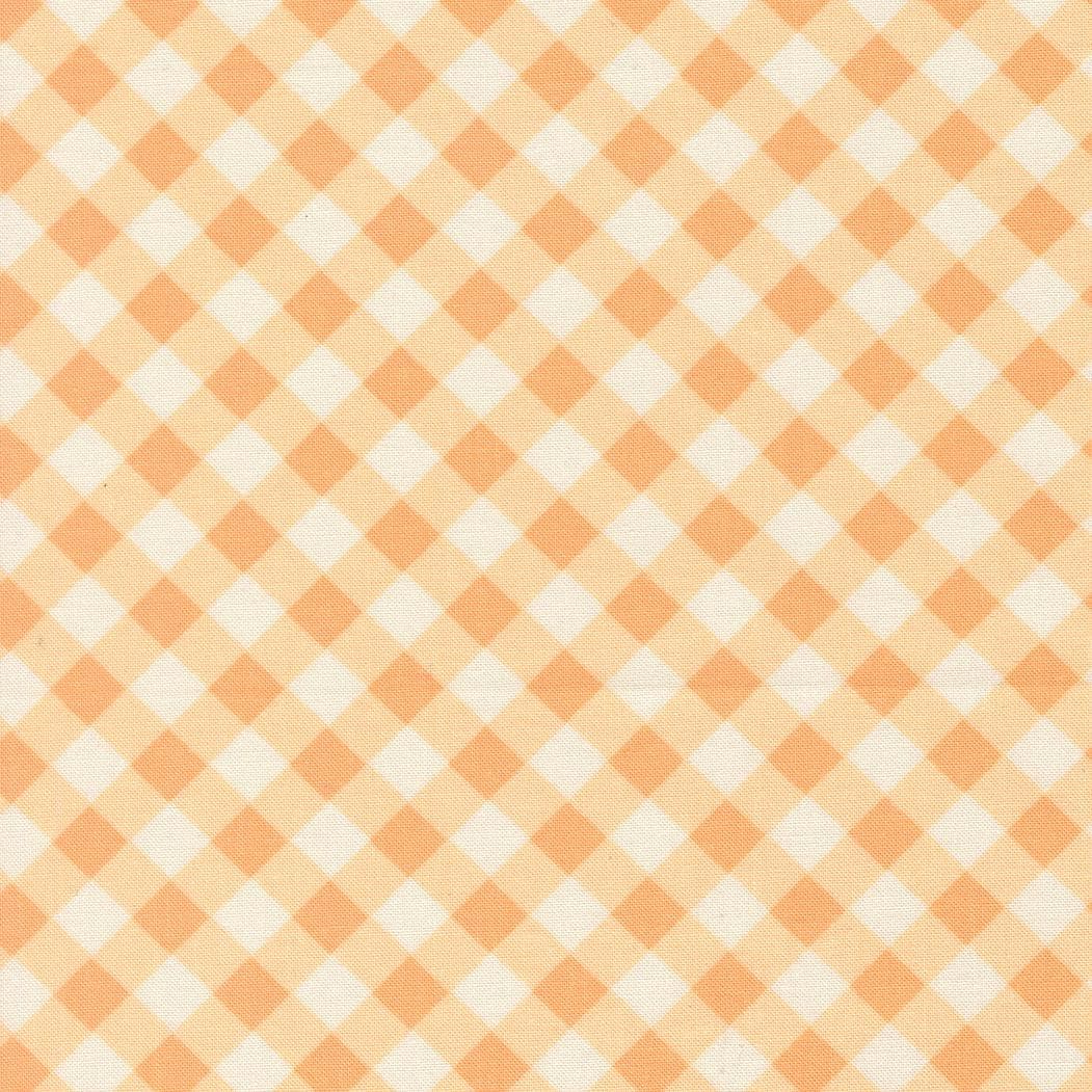Gingham Apricot from Pastel Prairie Collection by My Sew Quilty Life for Moda Fabrics