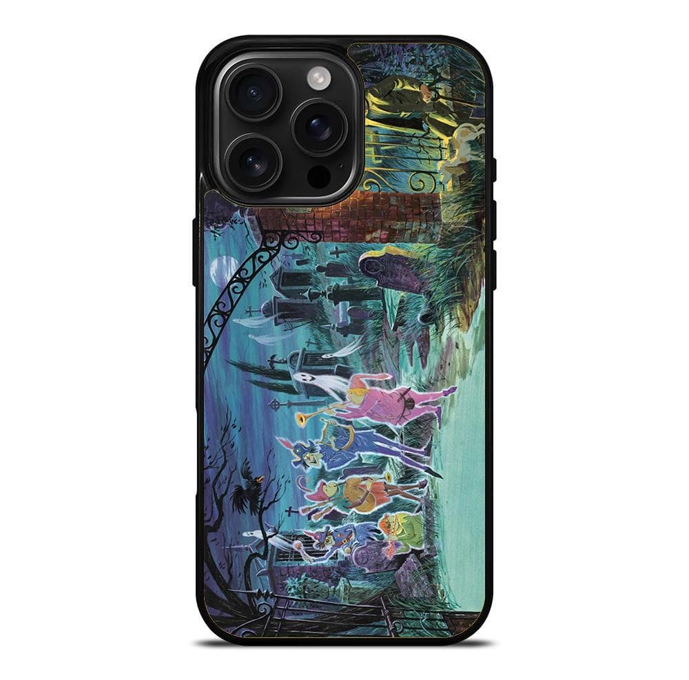 Haunted House iPhone Case | Gothic Ghost Manor Protective Cover (Silicone Rubber) - image 5