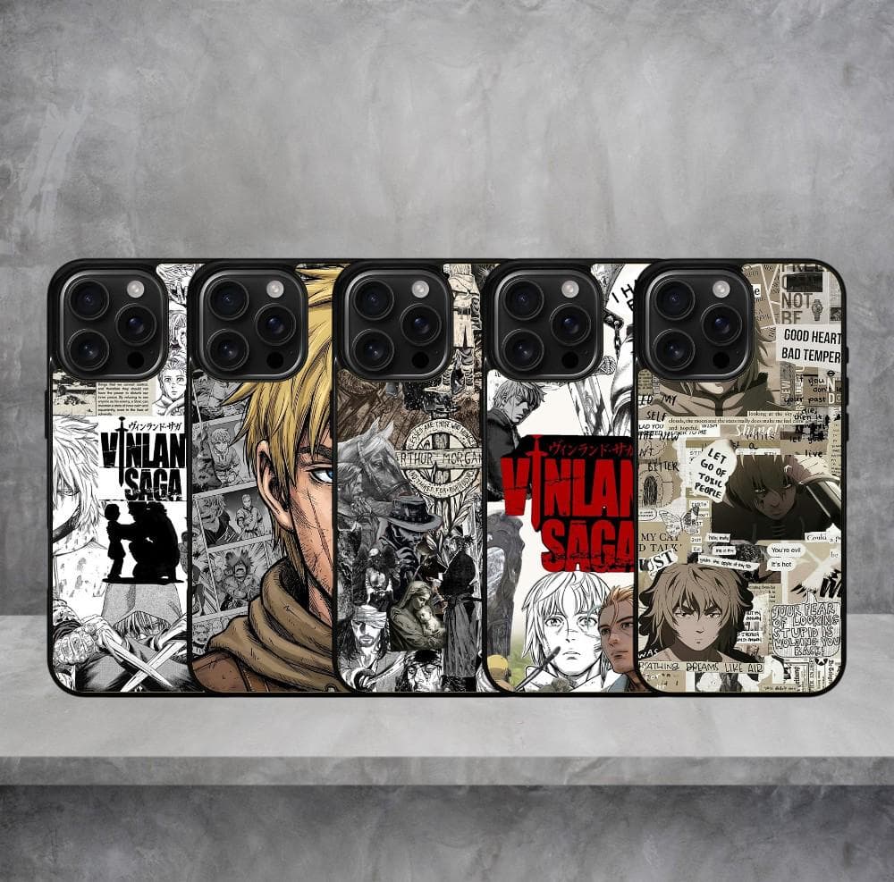 Vinland Saga Anime iPhone Case | Viking Norse Warrior Protective Cover (iPhone 12-17)