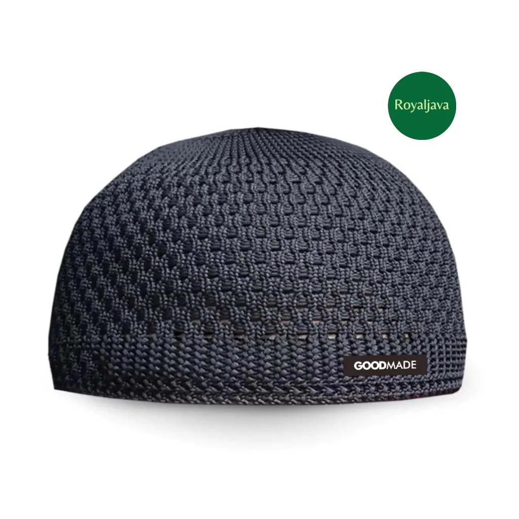 Knit Kufi Cap – Breathable Polyester Muslim Prayer Hat