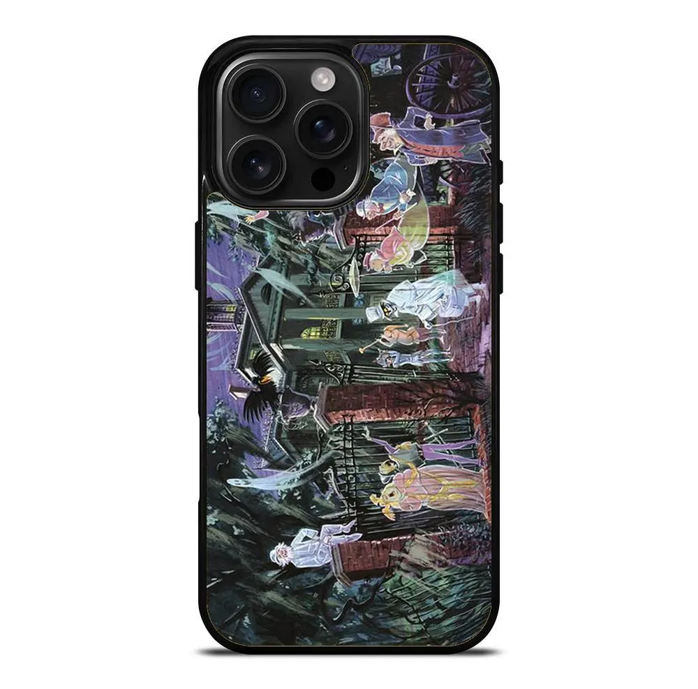 Haunted House iPhone Case | Gothic Ghost Manor Protective Cover (Silicone Rubber) - image 4