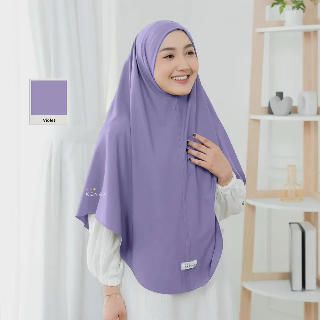 Fayola Instant Hijab – Daily Bergo Nonpad XL - Hijab Trend 2025 - Muslim Headscarf-Ramadan Gift - image 5