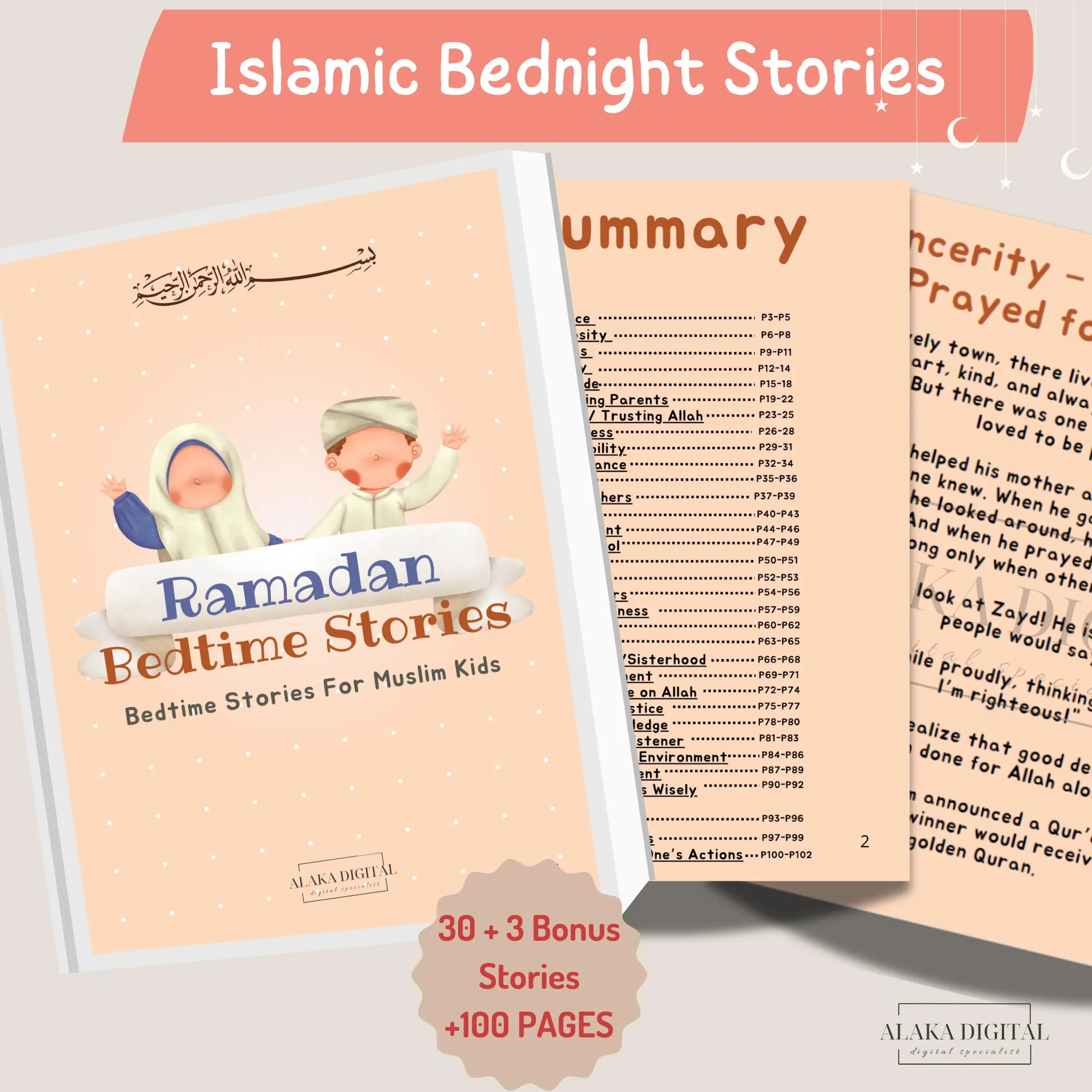 Islamic Bedtime Storybook: 30 Inspiring Stories for Muslim Kids