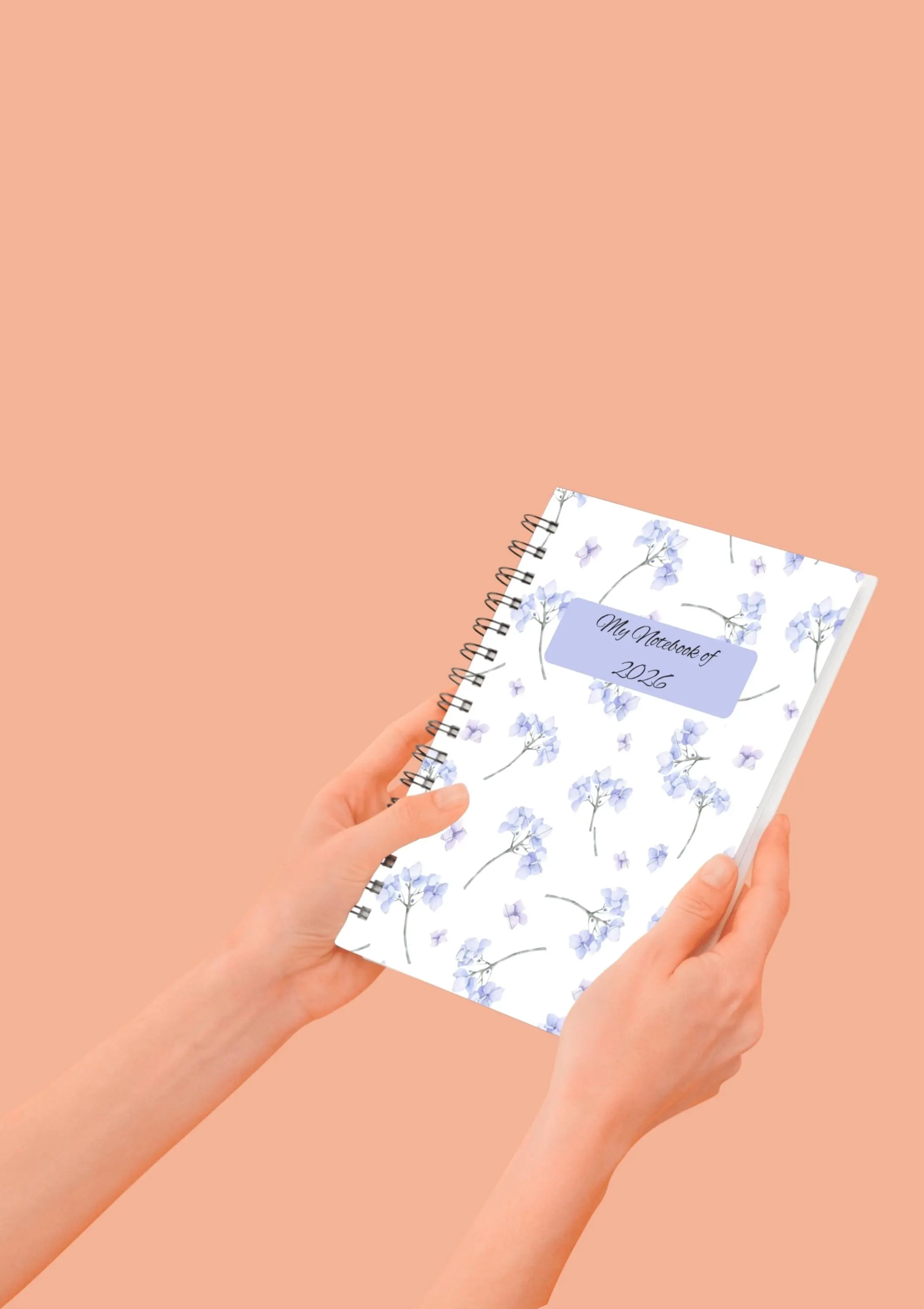 Vintage Flower Print Digital Notebook | GoodNotes, iPad, Tablet Planner (Instant Download)