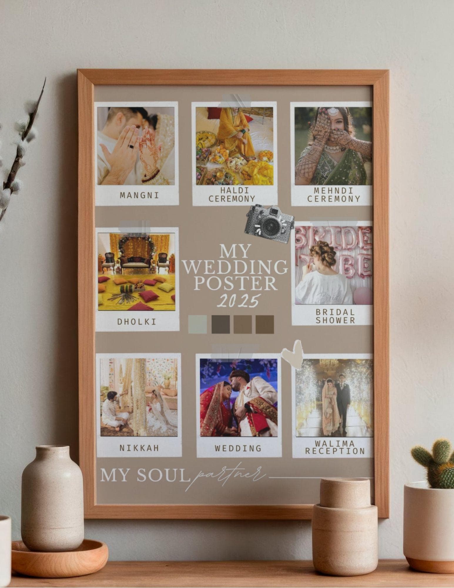 Personalised Wedding Matchbox Poster | Vintage Romantic Memory Gift for Him (Digital Download) - image 4