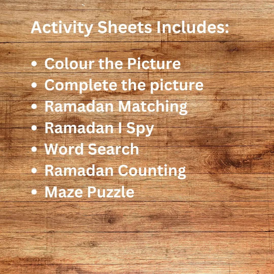 Kids Ramadan Activity Book: Coloring Pages & Games (Digital Download) - image 5