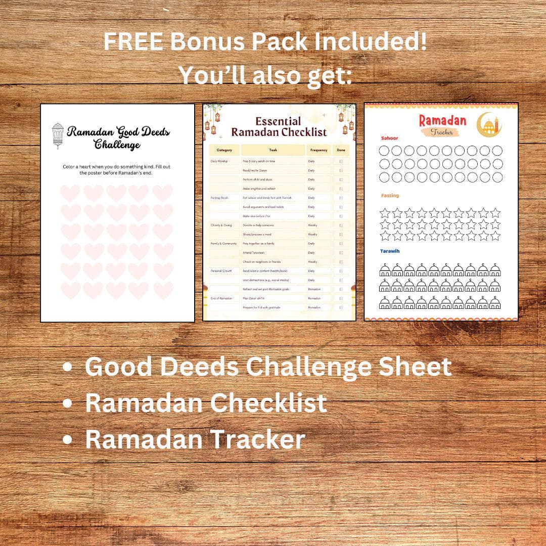 Kids Ramadan Activity Book: Coloring Pages & Games (Digital Download) - image 4