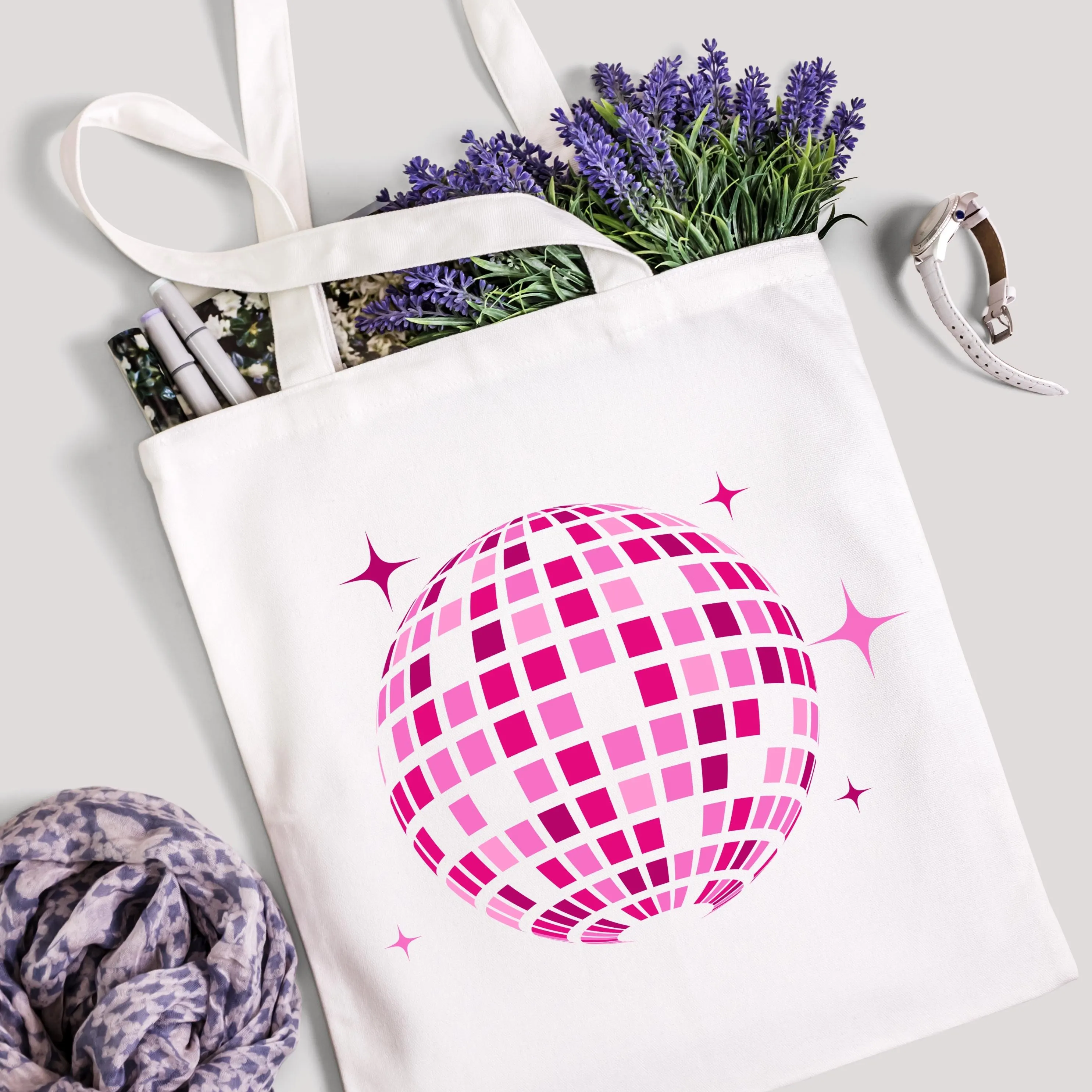 Retro Disco Ball Clipart SVG Bundle: Glitter Party Designs (Digital Download) - image 3