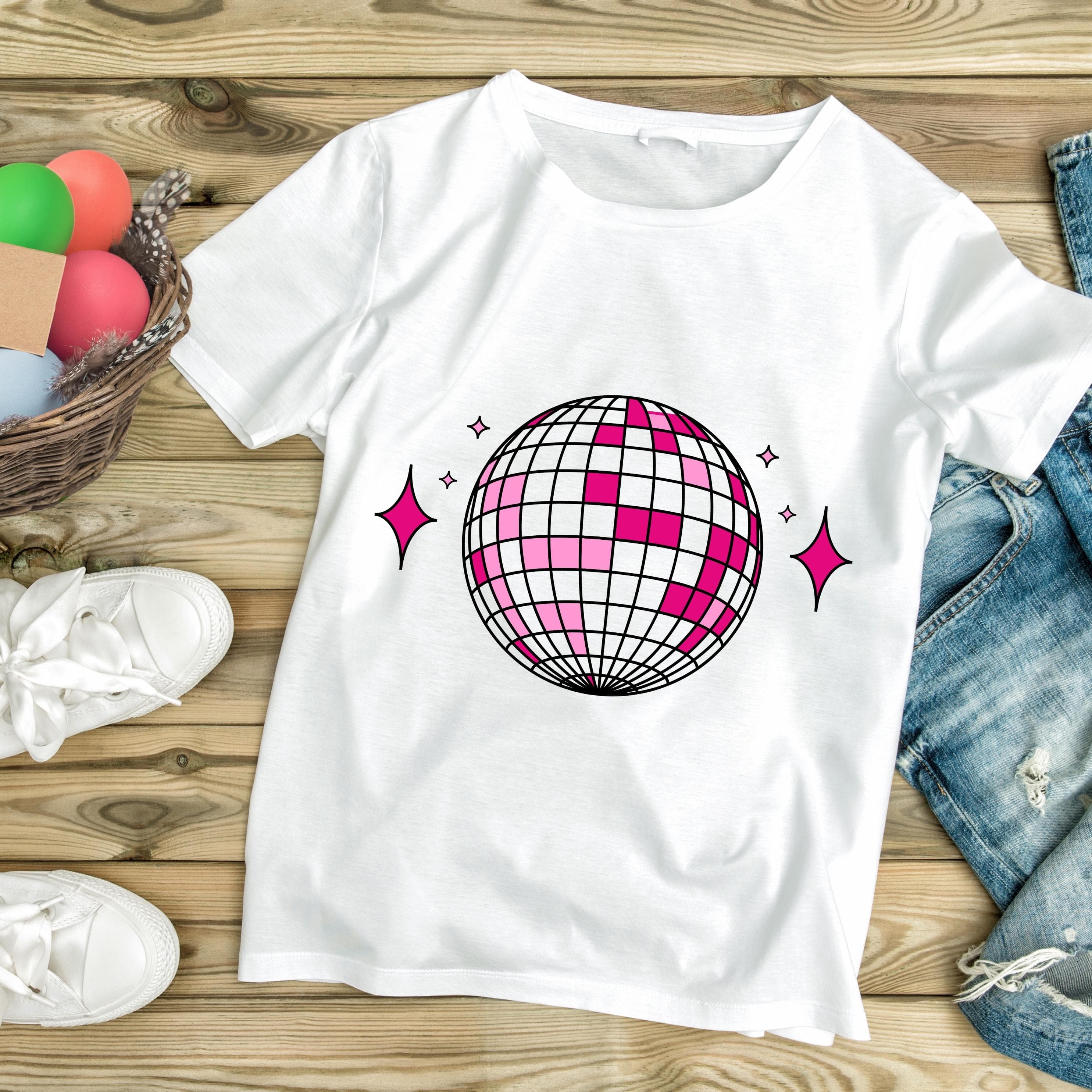 Retro Disco Ball Clipart SVG Bundle: Glitter Party Designs (Digital Download) - image 2