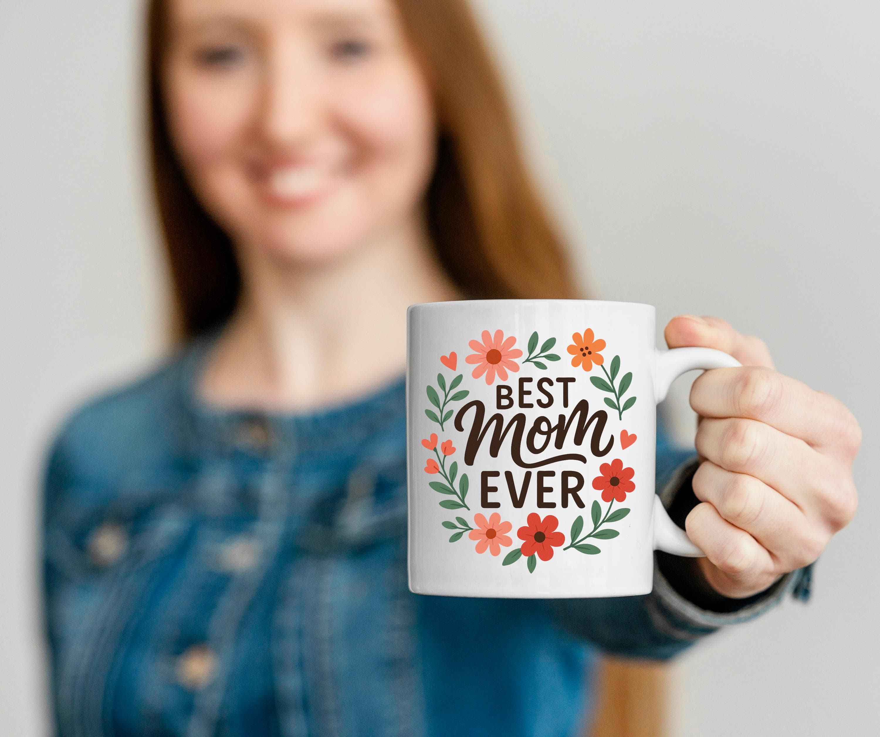Mom Ever Floral PNG | Mother's Day Gift (Digital Download - image 5