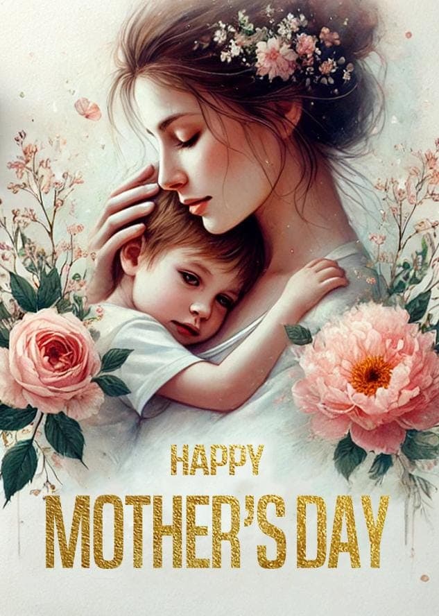 Elegant Mother's Day Card: Floral Design (Digital Download) - image 3