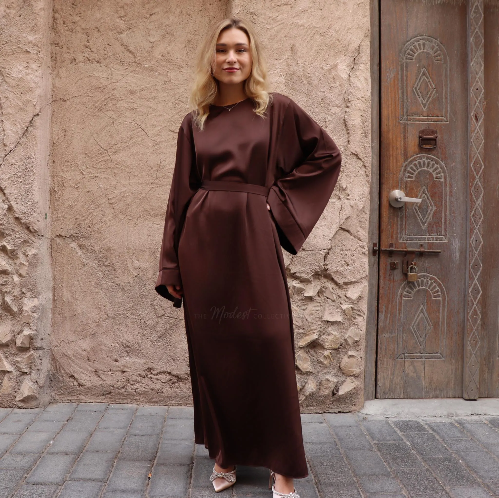 Maxi dress long sleeve satin maxi dress maxi dress abaya modest dress modest dress women abaya dress women long dress muslim dress