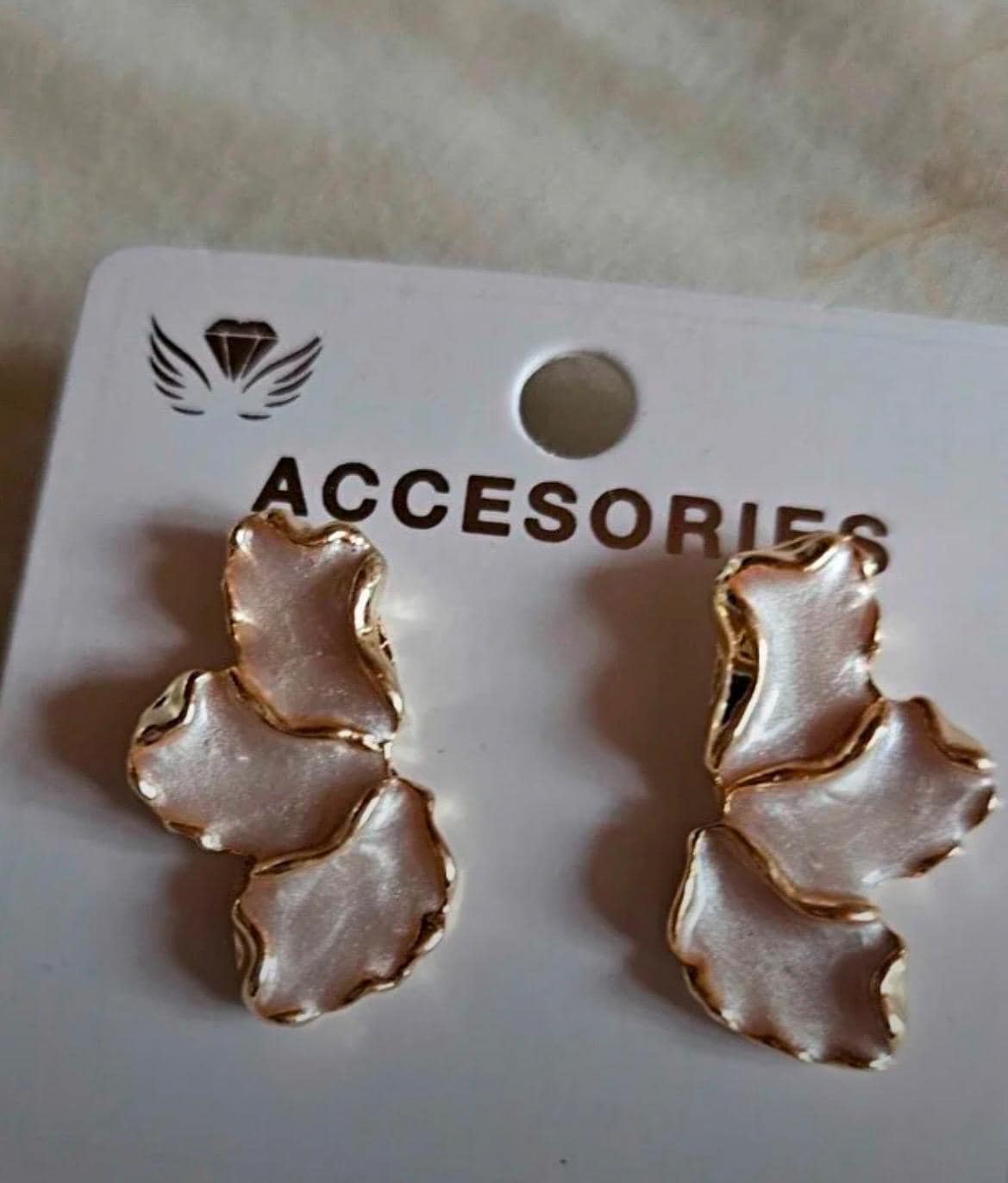 Enamel Leaf Earrings: Gold Plated Nature-Inspired Jewelry - image 3