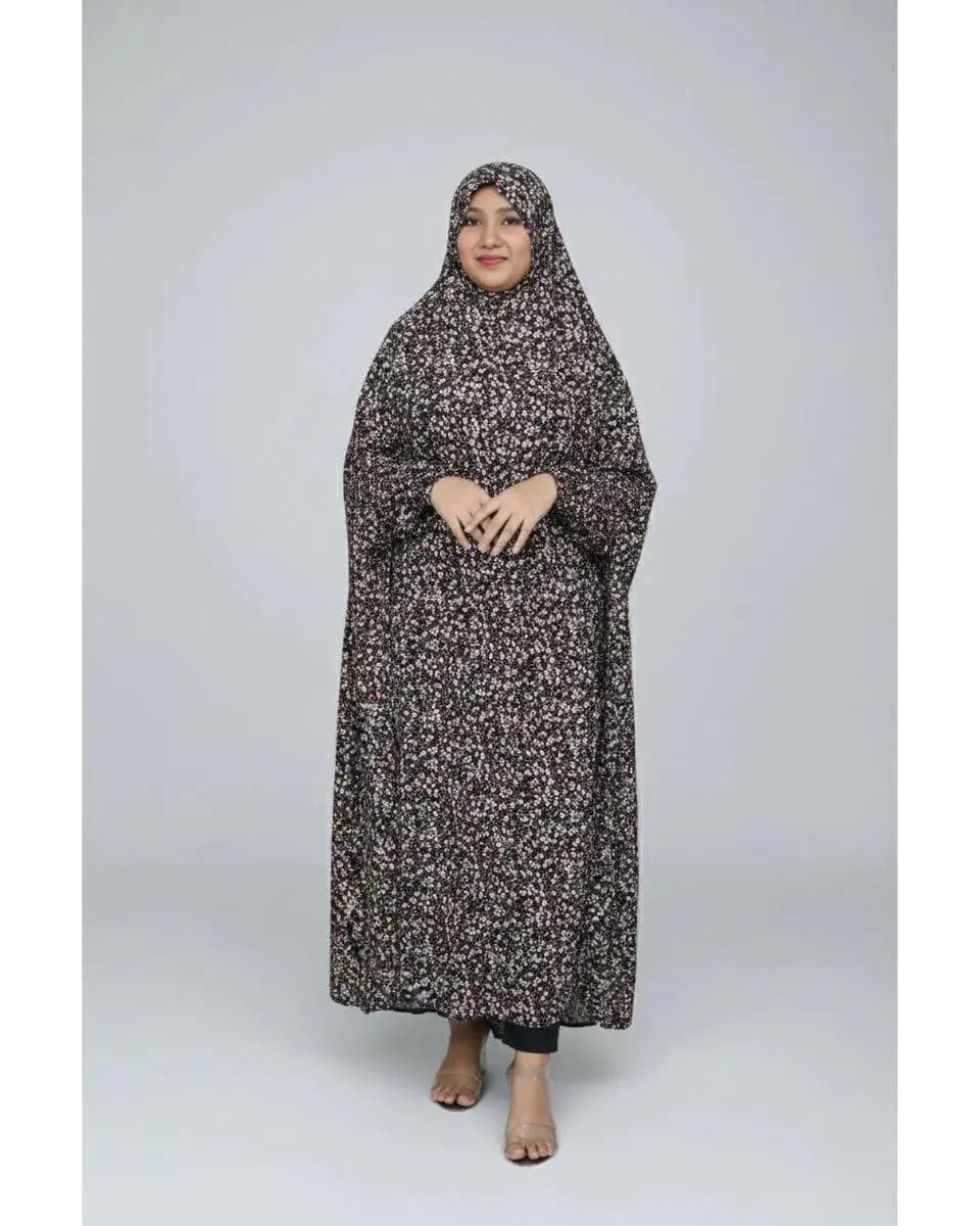 Floral Pattern Modest Islamic Prayer Chador