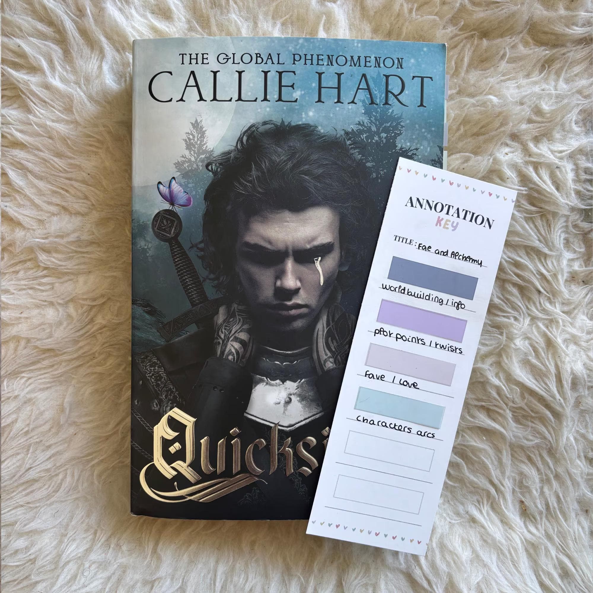 Quicksilver Annotated Book by Callie Hart | Romantasy | Booktok Merch | Kingfisher Saeris | Fae & Alchemy - image 3