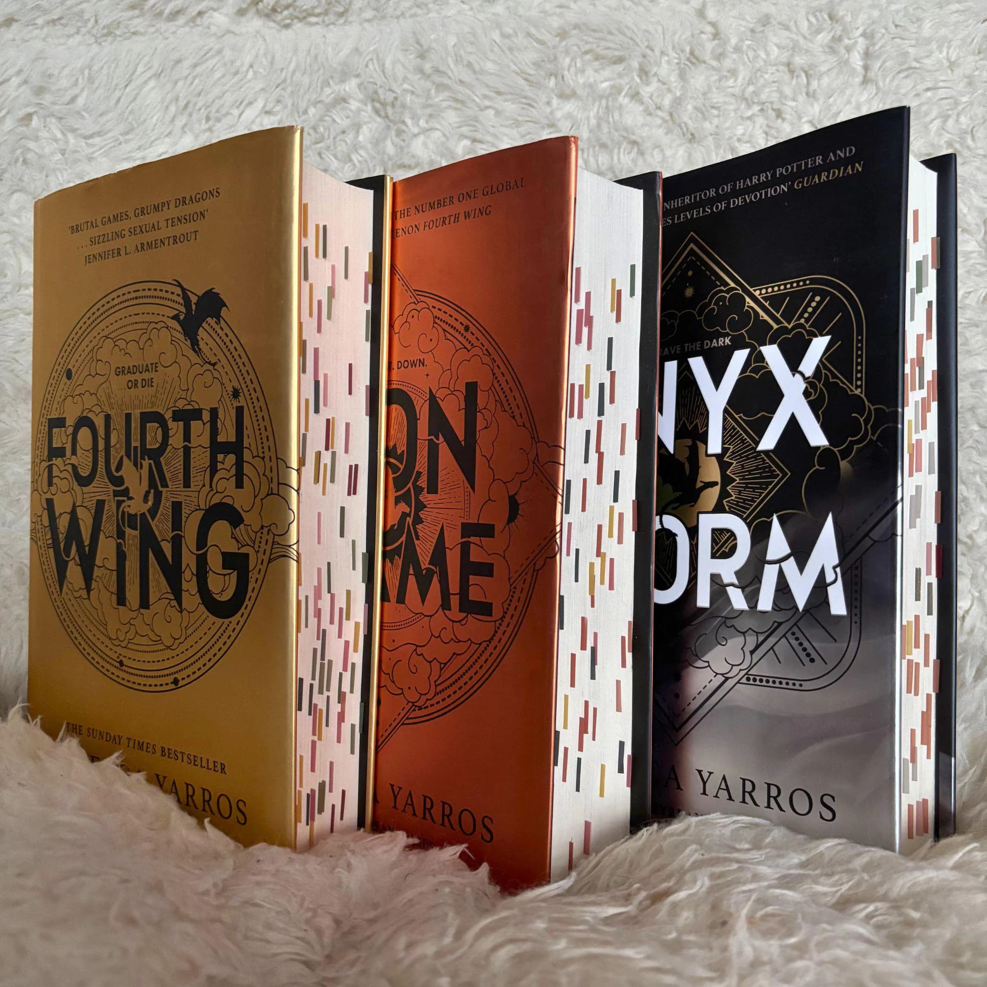 Fourth Wing, Iron flame & Onyx Storm Annotated books | Romantasy | Empyrean Series | Booktok Merch | Rebecca Yarros | Xaden Riorson - image 4