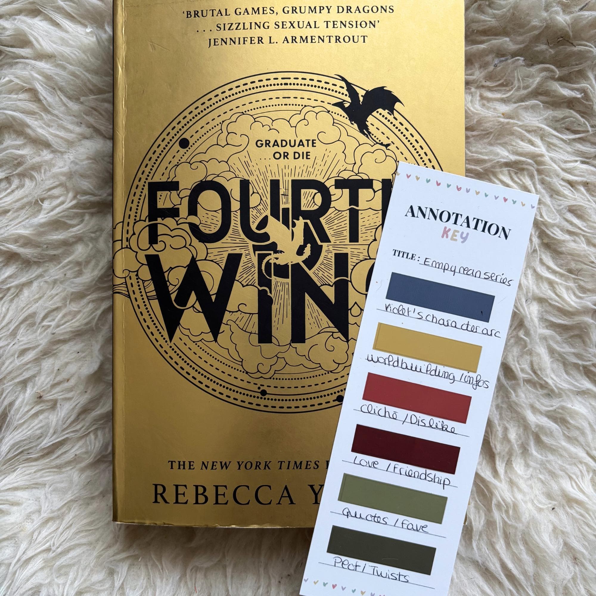 Fourth Wing, Iron flame & Onyx Storm Annotated books | Romantasy | Empyrean Series | Booktok Merch | Rebecca Yarros | Xaden Riorson - image 3