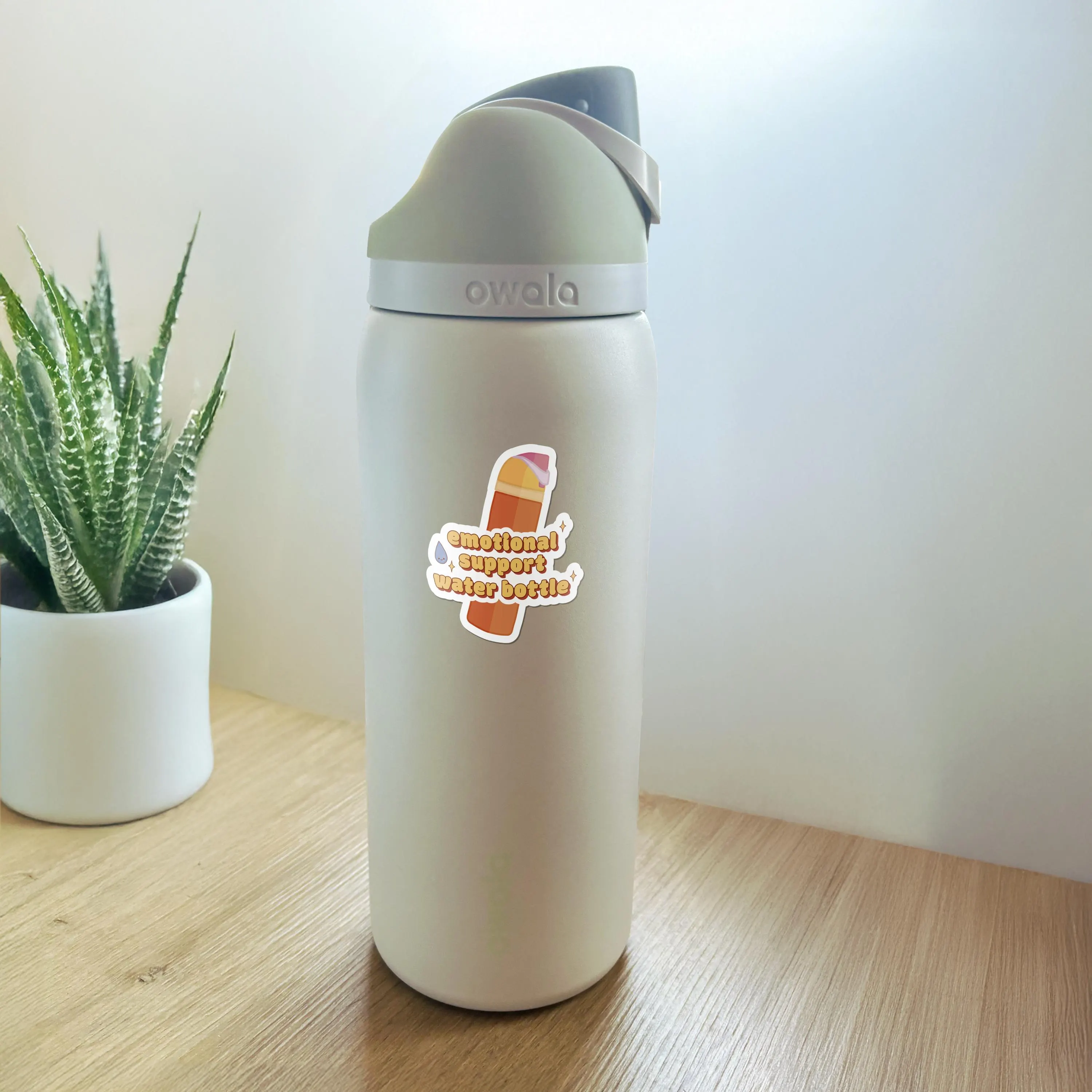 Emotional Support Water Bottle Sticker | Cute Bookish Stickers for Kindle Insert | Booktok Stickers I Kobo Clara Case - image 3