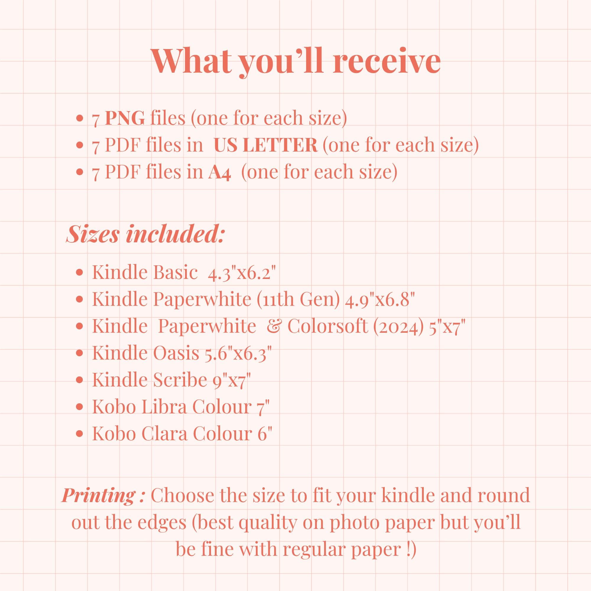 This book is hot to go Kindle Insert for Clear Case | Digital Download | Kobo Libra Colour Case | Kindle Paperwhite Colorsoft - image 4