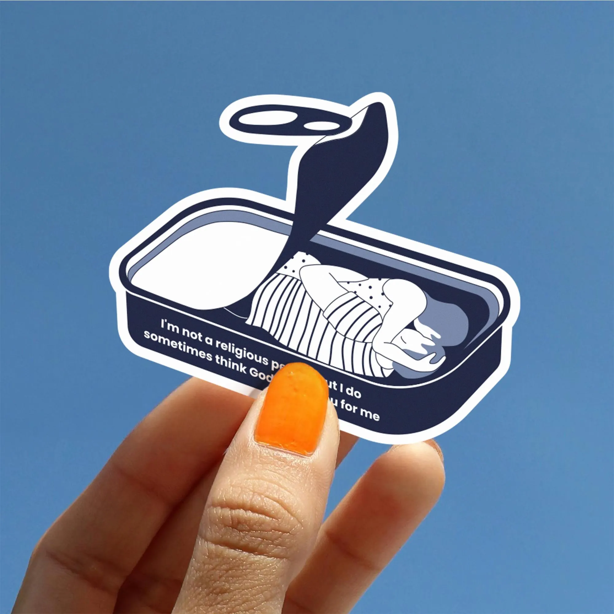 Normal People Sally Rooney Quote | Cute Bookish Stickers for Kindle Insert | Booktok Stickers I Marianne Connell | Canned sardines