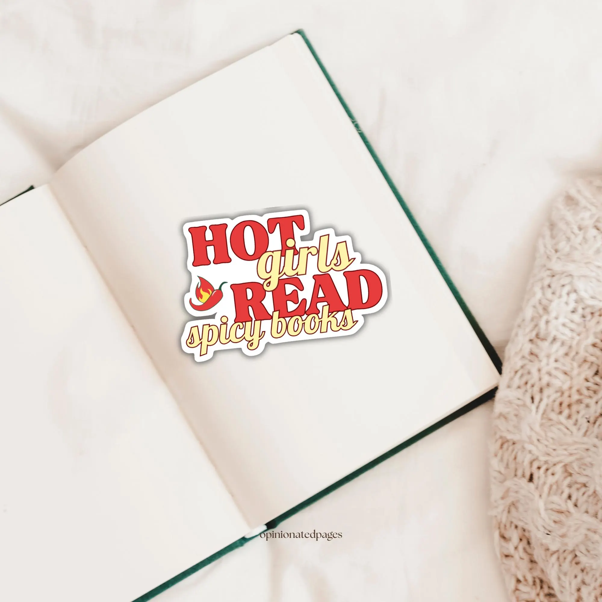 Hot Girls Read Smut Sticker | Cute Bookish Stickers for Kindle Insert | Booktok Stickers | Kobo Case | In my reading era | Spicy Books