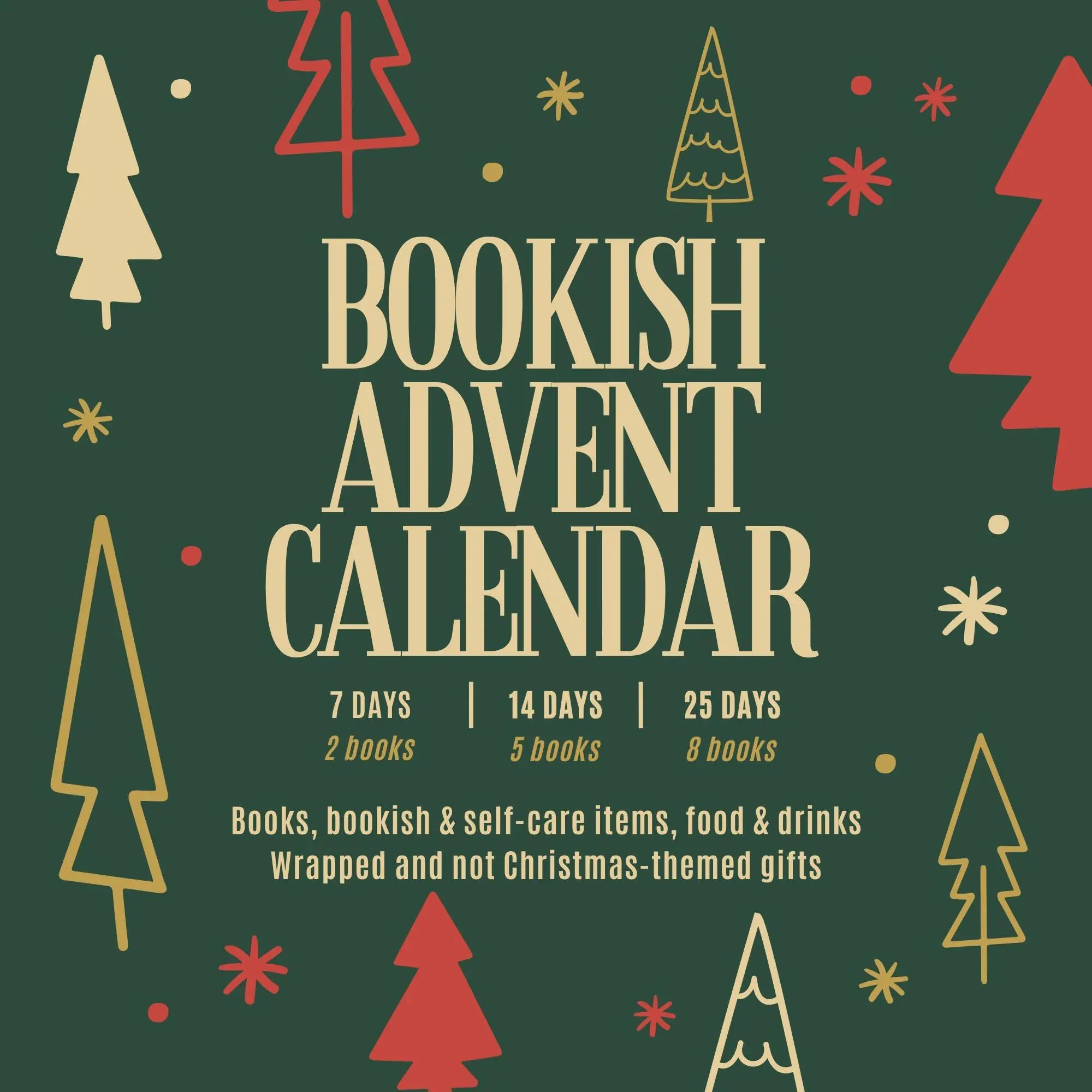BOOKISH ADVENT CALENDAR 2026 | Christmas Gift Box | Book Lover Gift Box | Book Blind Date | Booktok Merch | Mystery Box | Self Care Gift Box