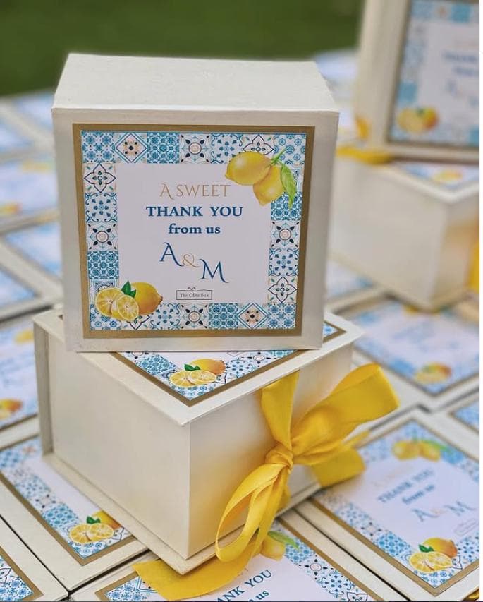 Magnetic flat boxes/ Wedding Favor, Baby announcement, Birthday Return Gift - image 5