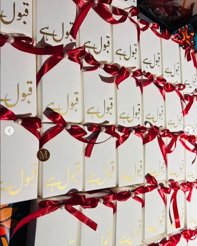Qabool Hai Printed Wedding Favors - image 3