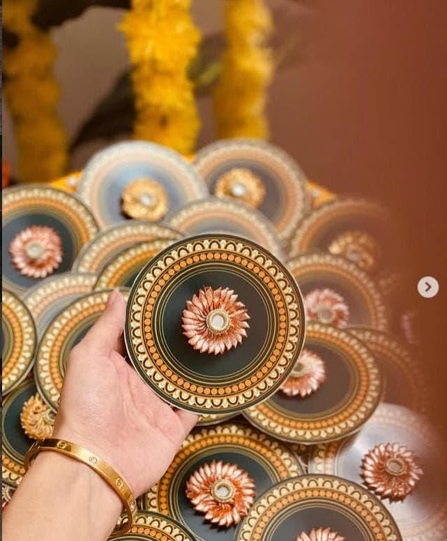 Traditional Gota Ring, Mehndi Wedding Jewelry, Pakistani Indian Wedding - image 3