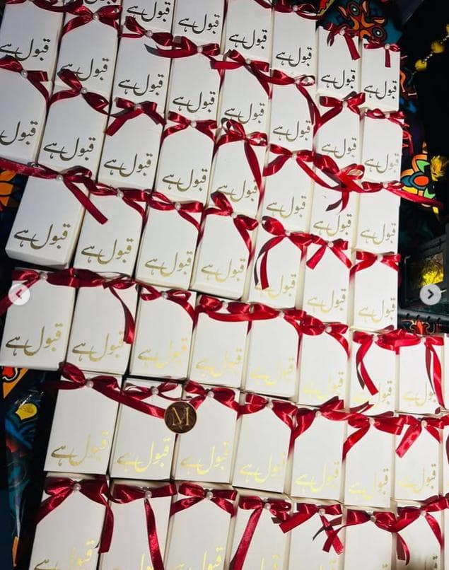 Qabool Hai Printed Wedding Favors - image 5
