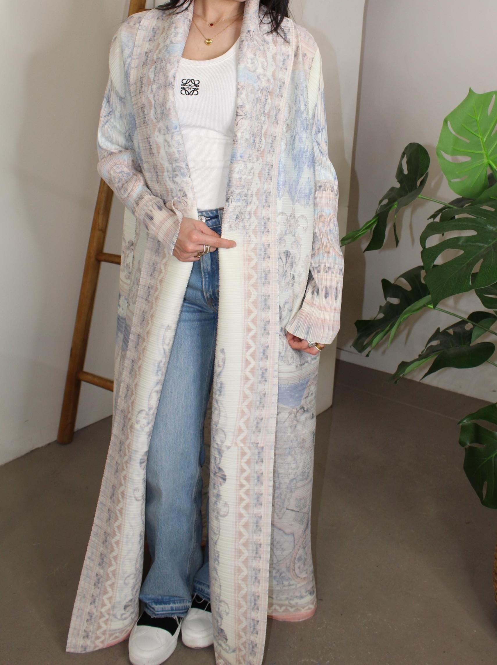 Ramona Pastel Abaya - Open Abaya - image 3