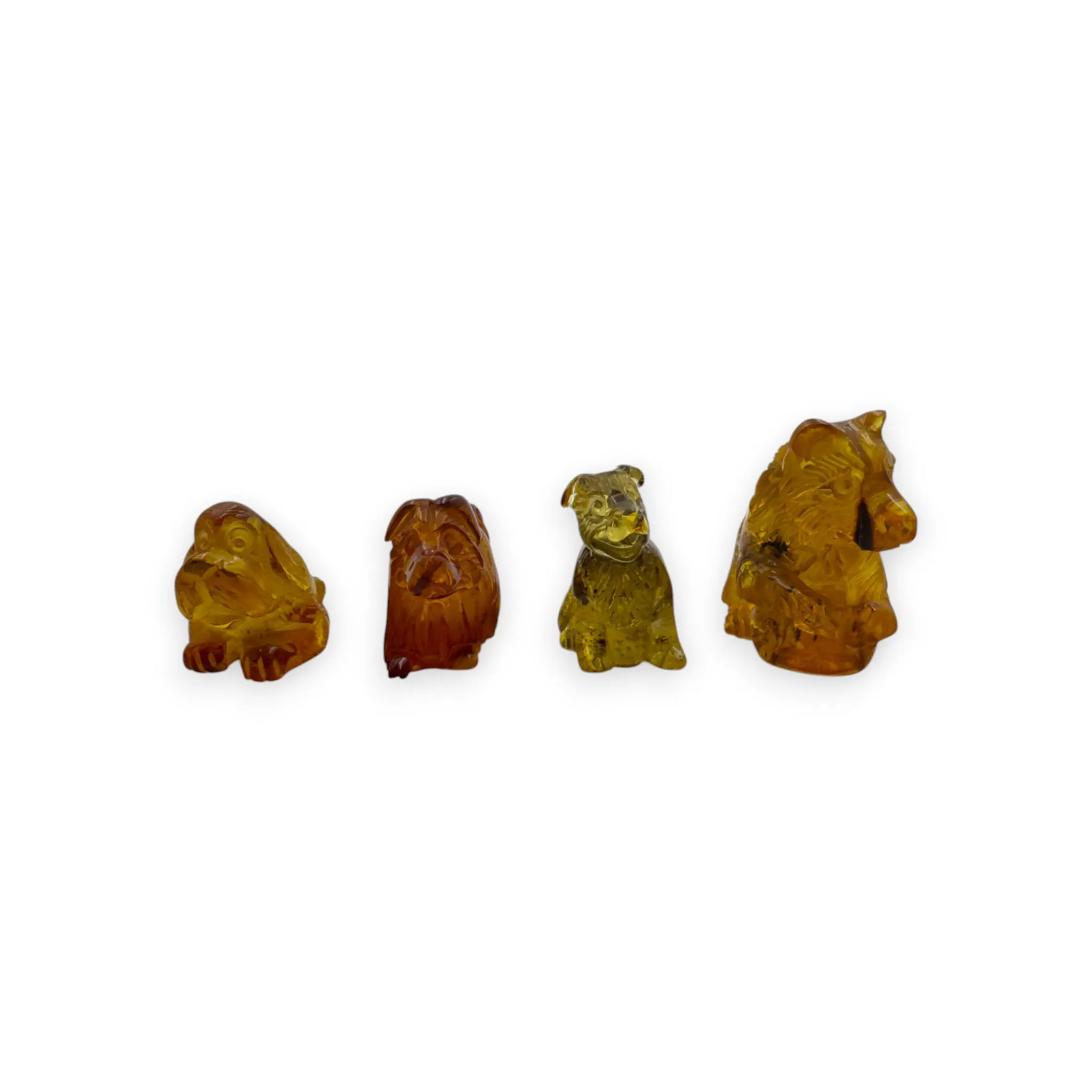 Cute amber puppy.,Baltic amber gift,Unique dog statuette,Amber talissman dog, Holiday gift,Sad puppy figurine, Handmade figurine gift