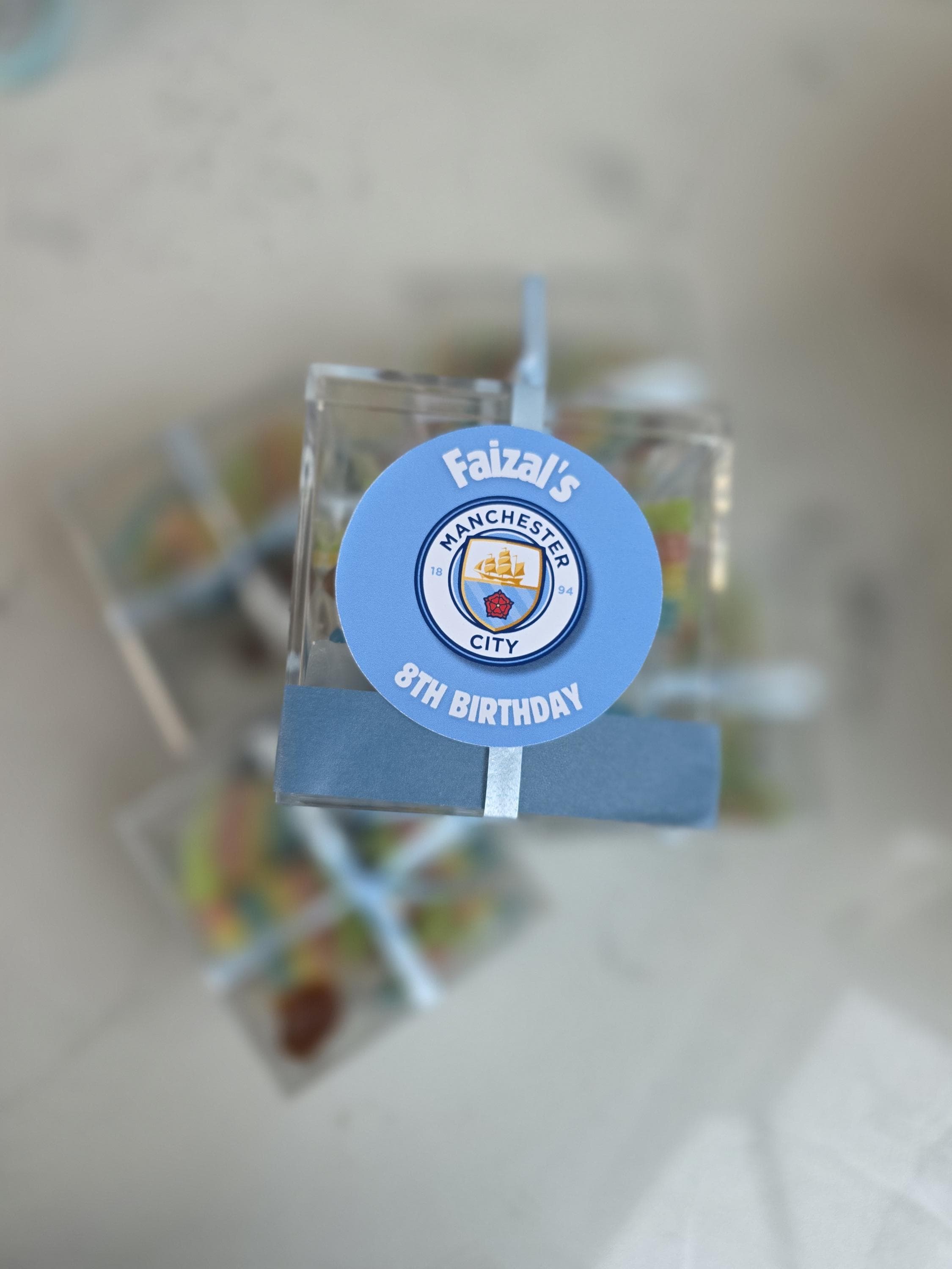 Personalised Football Sweet Box, Kids Birthday Party Favours, Team Colours, Bulk Order - image 3